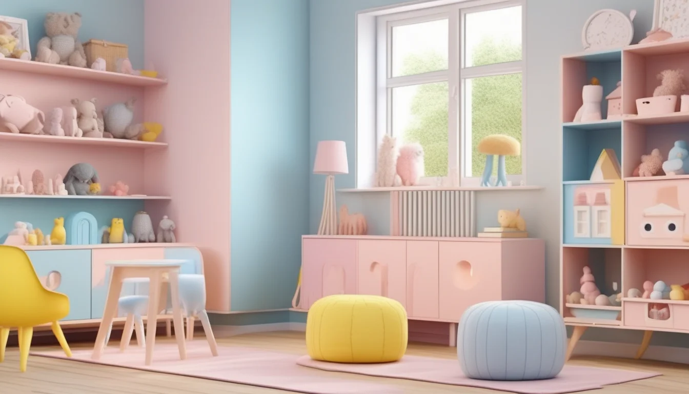 Безопасная уборка в детской комнате